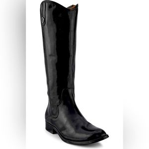 NWB Frye Marissa Medallion Inside Zip Tall Boot, Black 8